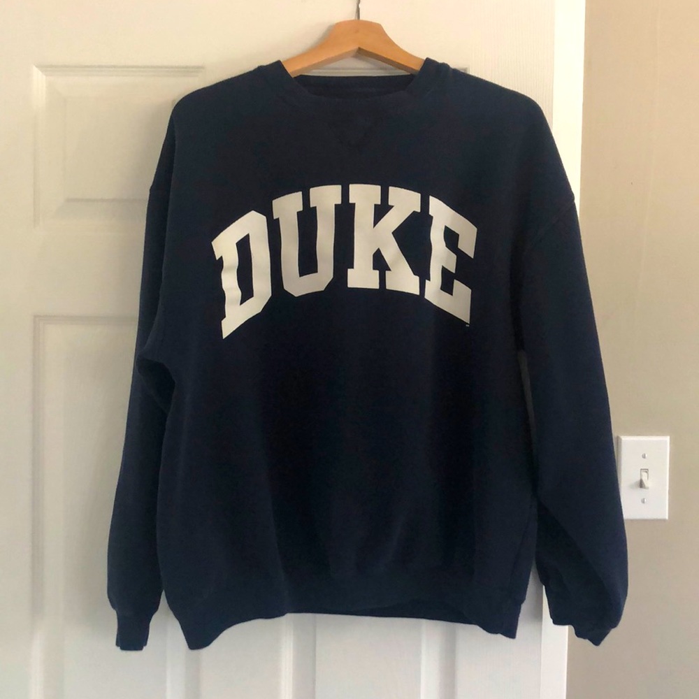 Vintage Duke University navy crewneck sweatshirt
